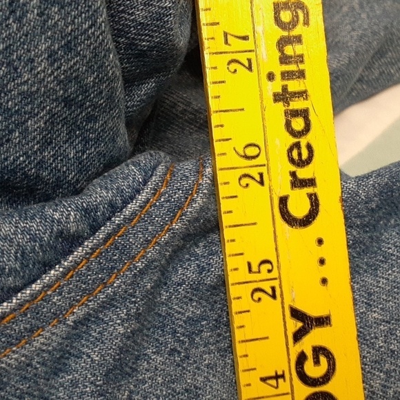 Levi's Blue Denim Jacket with White Sherpa - Picture 4 of 8